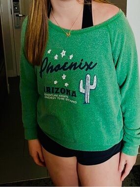 Reserve 84 Boutique Phoenix Arizona Off-Shoulder Sweatshirt